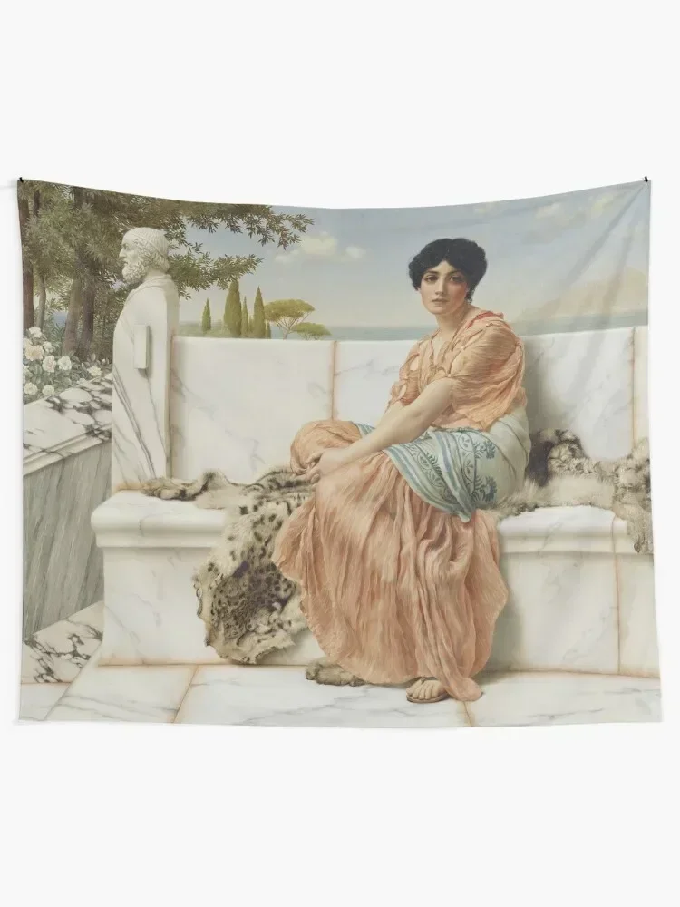 Reverie - John William Godward Tapestry Home Supplies Home Decor Accessories Aesthetic Room Decors House Decorations Tapestry