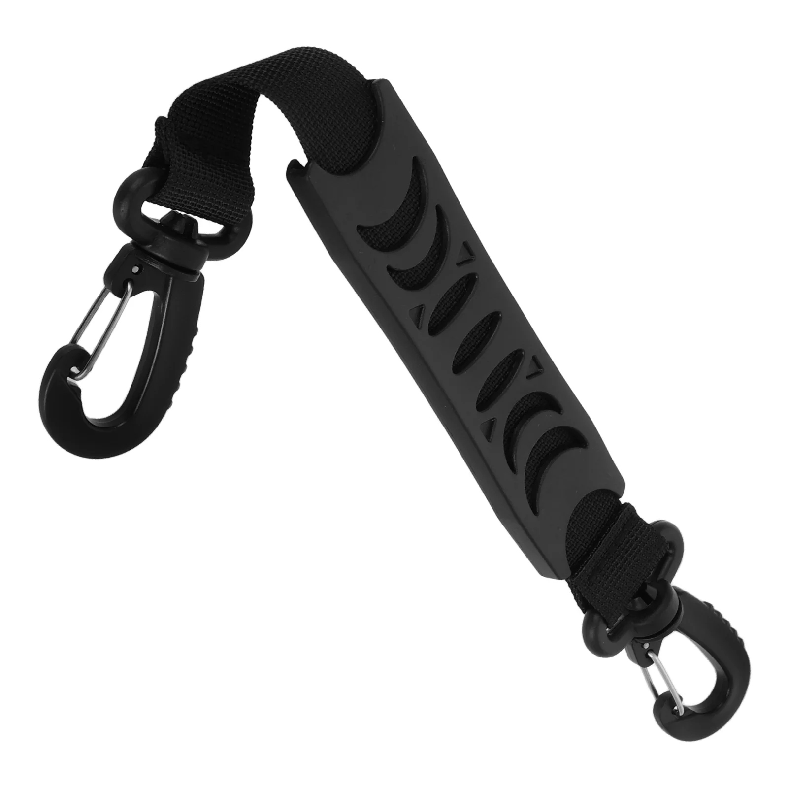 

1pc Skate Lifter Roller Leash Carrier Strap Black Portable PVC Comfortable Grip Roller Skating Parts Accessories