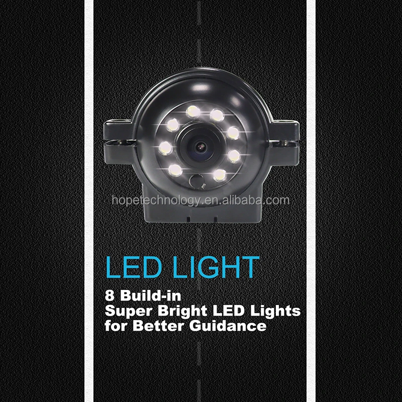 IP68 Waterproof AHD 1080P Backup Camera for Vehicles Truck Mounted Surveillance with 1-Year Warranty