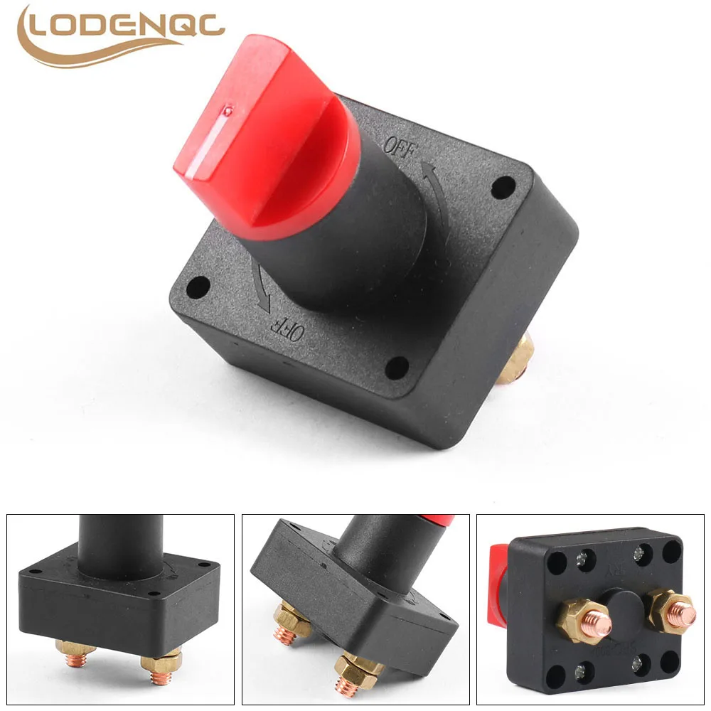 12V 100A Portable Waterproof Car Car Truck Ship RV Battery Isolator Disconnect Battery Circuit Breaker Power Switch