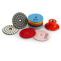 1pc 2 Inch Diamond Dry Polishing Pad Type For Granite Marble Sanding Disc Power Tools Parts Random Color