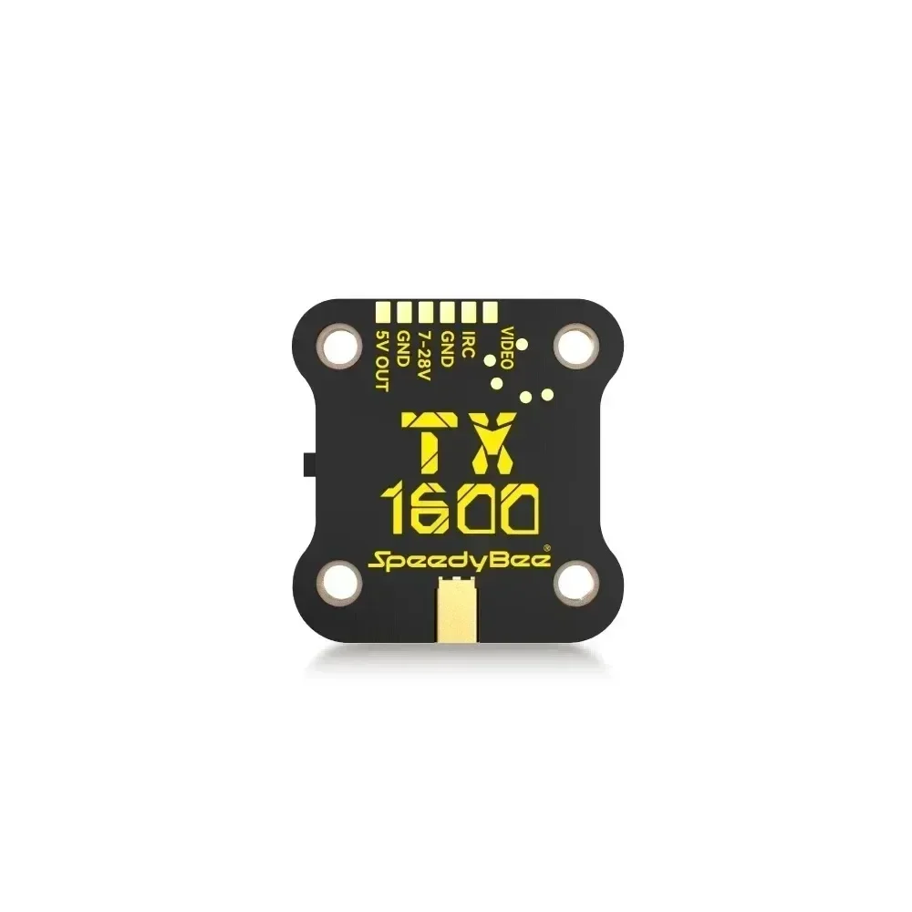 SpeedyBee TX ULTRA TX1600 5,8 GHz 48CH 1,6 W FPV VTX disipador de calor de alta eficiencia 2-6S LIPO 20X20mm para Drones FPV de largo alcance