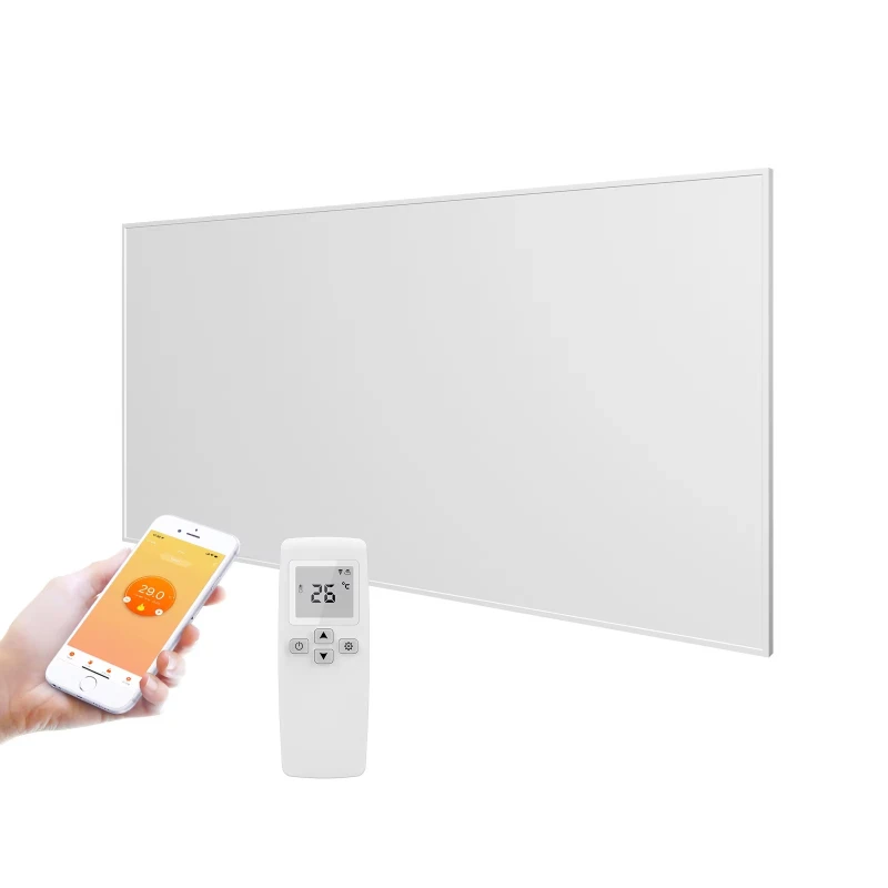 Home Office Built-in EU Metal WiFi Thermostat Wall Heating Plate Portable Room Heater Overheating Protection