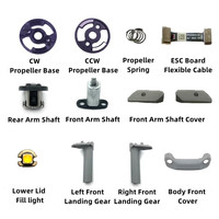 Original for Mavic Air 2 Front Arm Axis Front Cover Back Arm Shaft CCW CW Spring Cable  Replacement for DJI Air 2 Repair Parts
