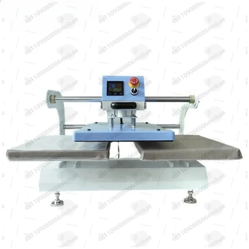 Pneumatic double-station ironing machine 40 * 60cm automatic down-pressing high-pressure clothing heat transfer printing machine
