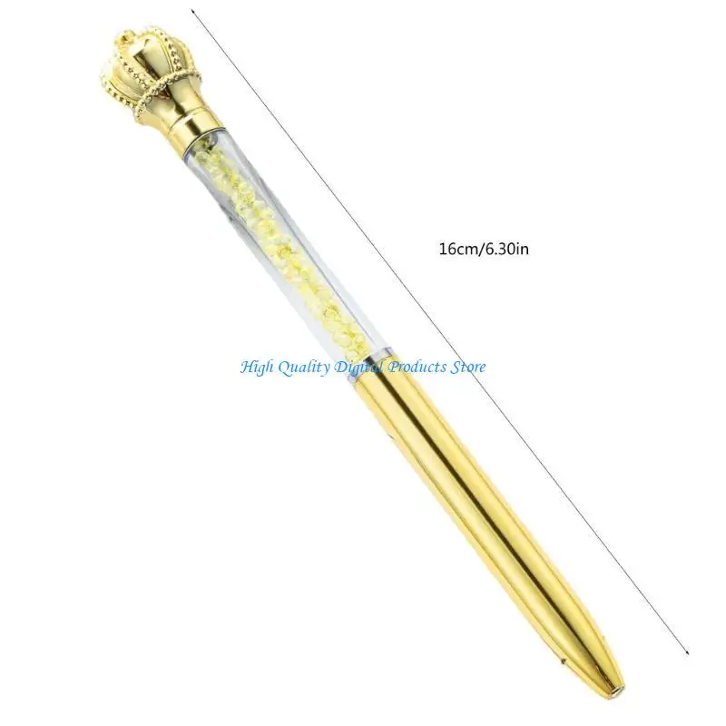 U2JE 5 PCSオイルペンライティングペンクラウンボールポイントペン1.0mm装飾ペンライティングペン