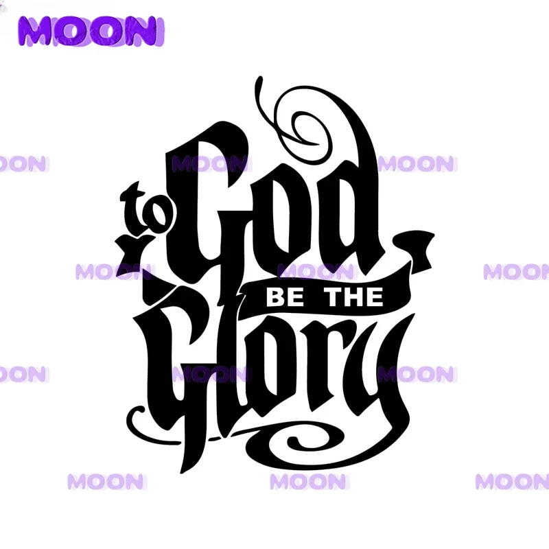 

Personalized Stickers Attractive Creative To God Be The Glory Vinyl Decal Car Truck Window Sticker Bible Verse