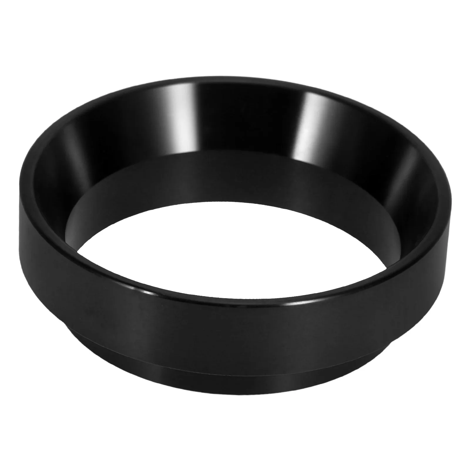 

58mm Magnetic Coffee Dosing Ring Funnel Espresso Machine Accessories Black Easy Use Saving Time Kitchen Bar Tool