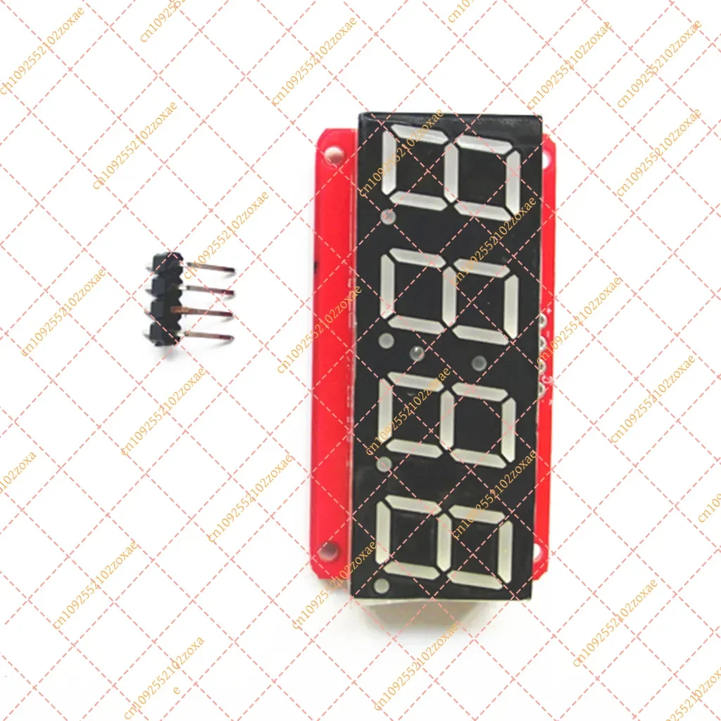 H  4-digit digital tube module LED display I2C control 2-wire control HT16K33 TM1629A