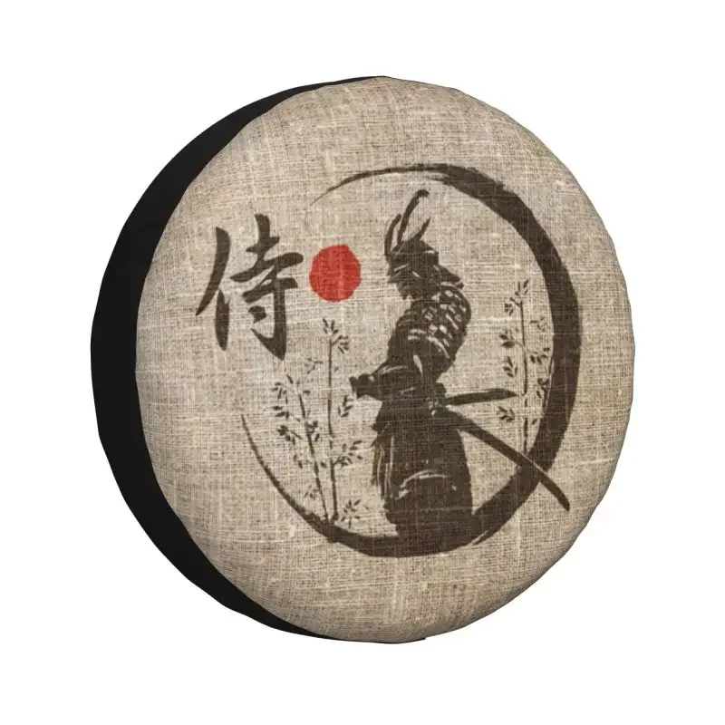 

Custom Samurai Japanese Word Spare Wheel Cover for Jeep Honda 4WD SUV Tire Protector 14" 15" 16" 17" Inch