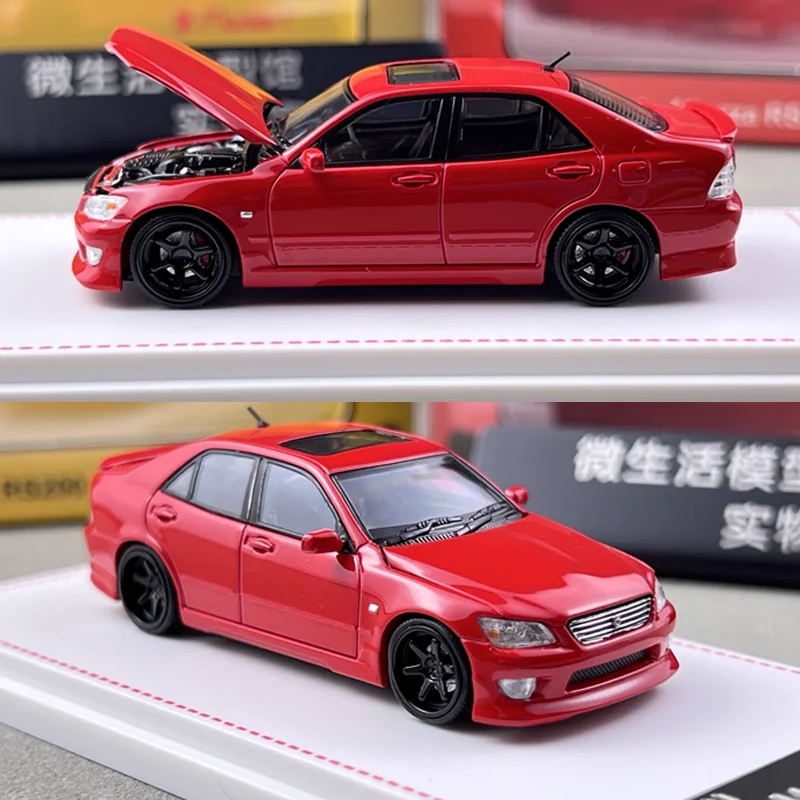 Model Een 1/64 RS200 SXE10 Altezza Legering Motorvoertuig Speelgoed spuitgieten Metalen Model Collectie Jongen Kerstcadeaus