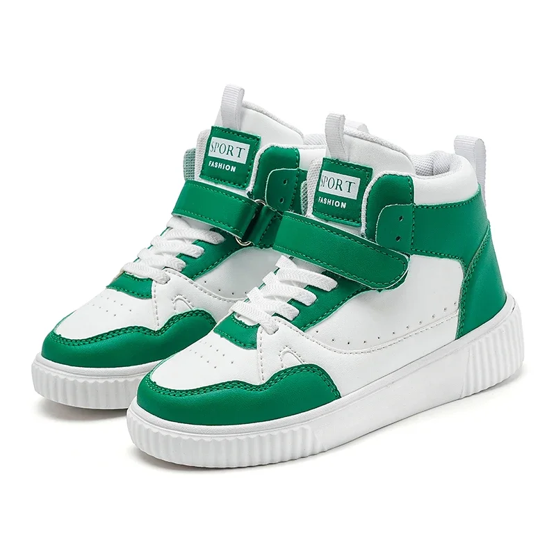 

Высокие туфли для скейтбординга для детей, осенние повседневные кожаные кроссовки для детей, удобные кроссовки для мальчиков, спортивная обувь