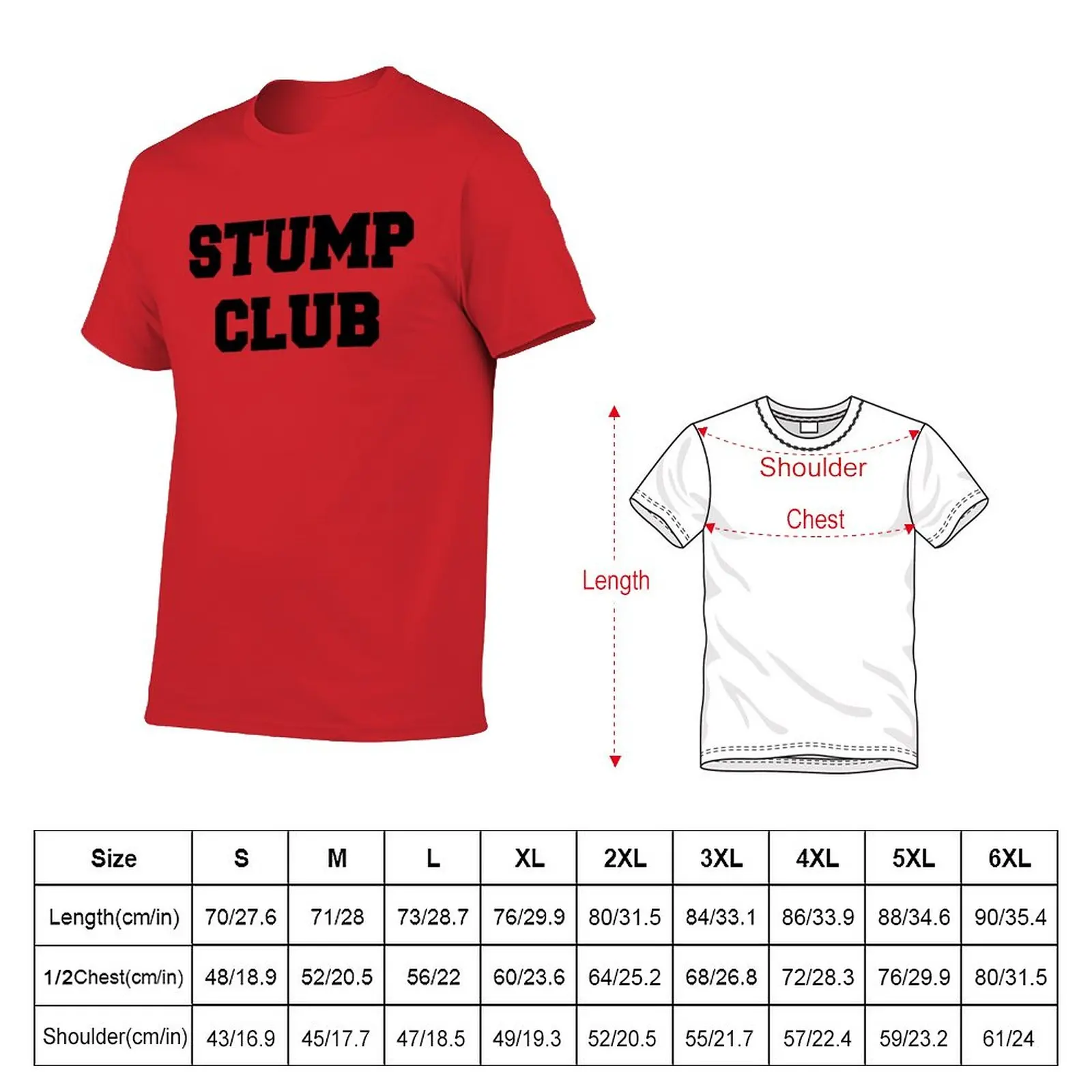 New Stump Club (Black) T-Shirt summer clothes boys white t shirts mens big and tall t shirts