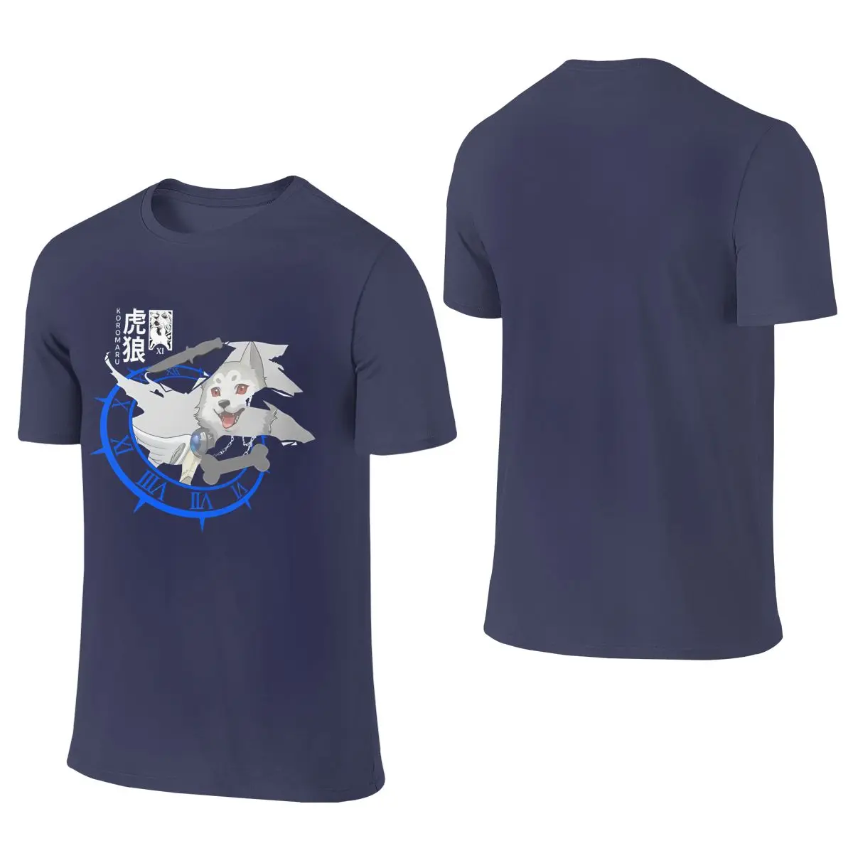 Koromaru - Persona Versatile Reversible T-shirt Fresh And Casual   Tee