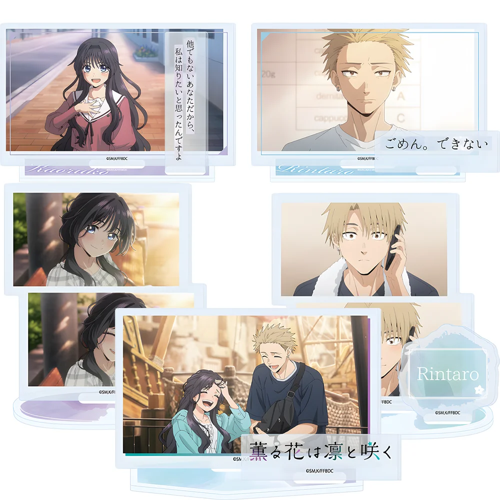 Tsumugi Rintarō Waguri Kaoruko Tsumugi Rintarō & Waguri Kaoruko Acrylic Stand Acrylic Keychain Desktop Decor anime goods Gifts