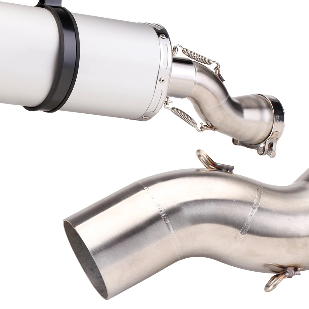 R1200RS motorcycle middle Pipe suitable for BMW R1200R  R1200ADV R1250R R1250RS R1250GS R1250ADV 2013-2023  exhaust adapter Tube view 4