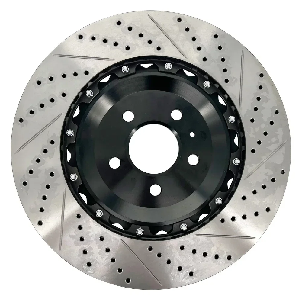 High Performance Parts Racing Brake Kit 2 Piece Big Floating Brake Disc For A8 S6 S7 A6 A7 4H0615601L 356*22mm