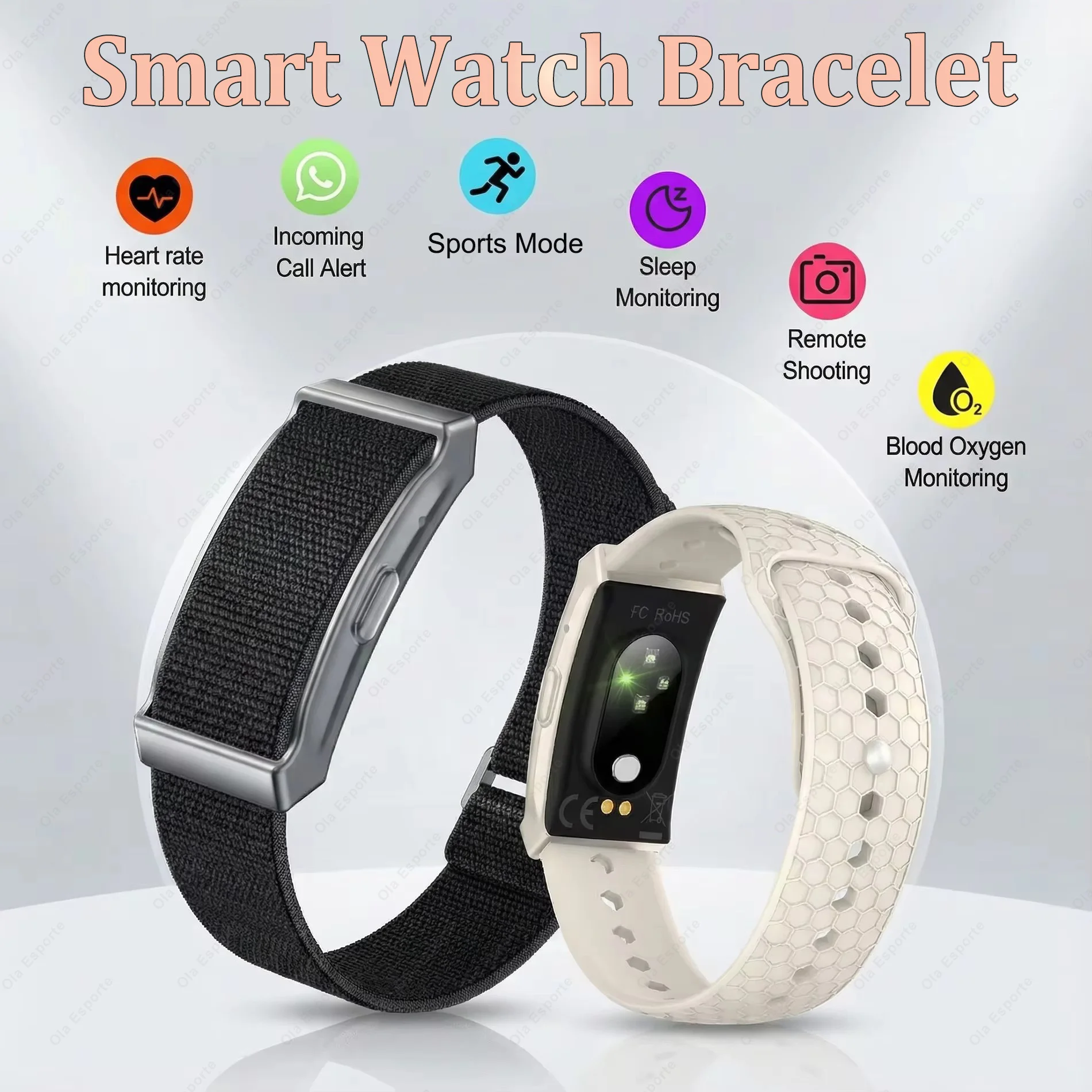 

2026 New No Screen Smart Watch Men's Sports Outdoors Fitness Heart Rate Monitor IP68 Waterproof New Smartwatch For Andrio IOS