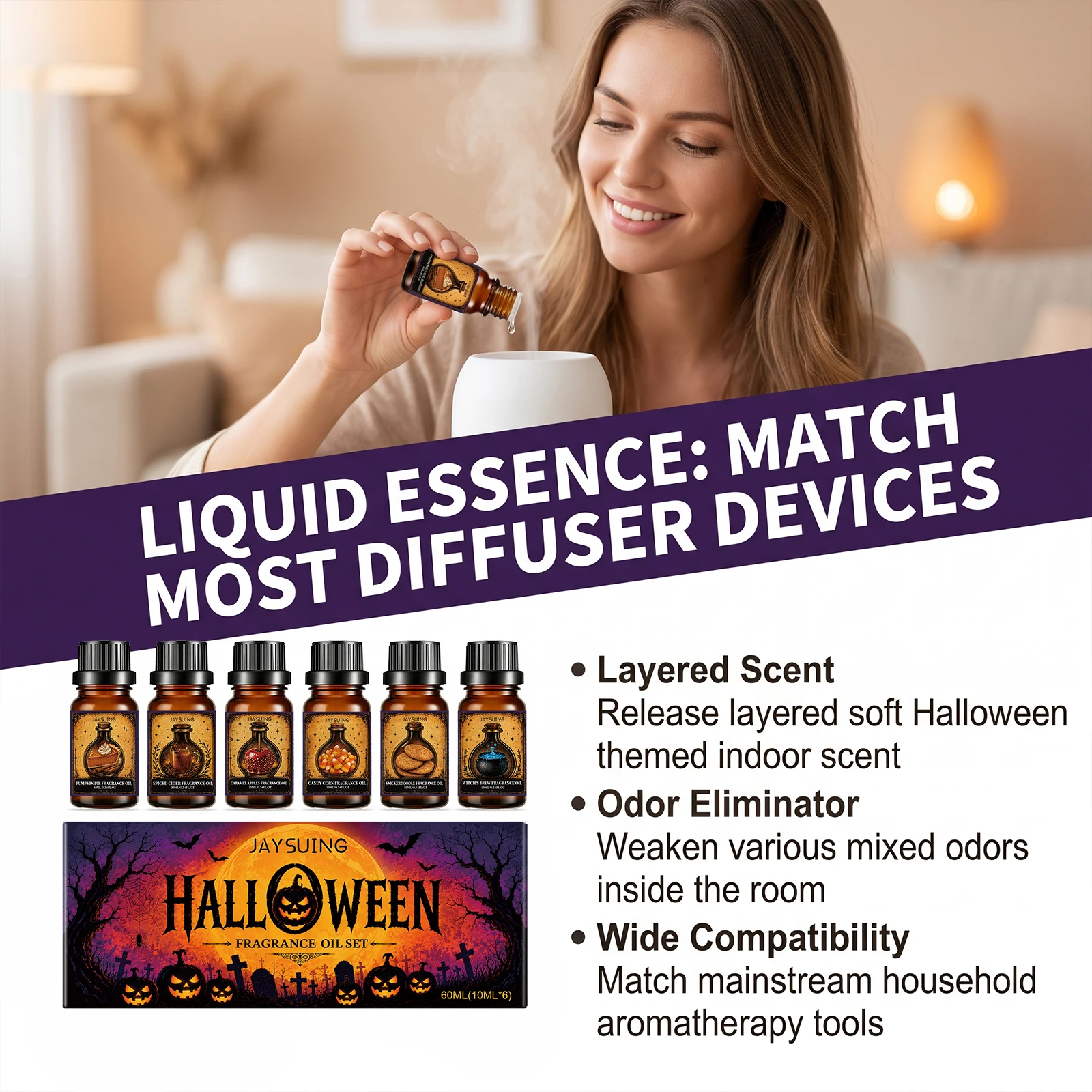 Halloween Theme Fragrance Oil  - Home Fragrance 评论和价格