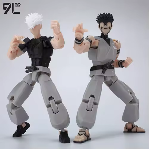 9L3D Printed Anime Jujutsu Kaisen Sukuna Yuji Yuta Satoru Gojo Lucky Dummy 13 Movable Shapeshift Action Figures Mannequin Toys - Image 2