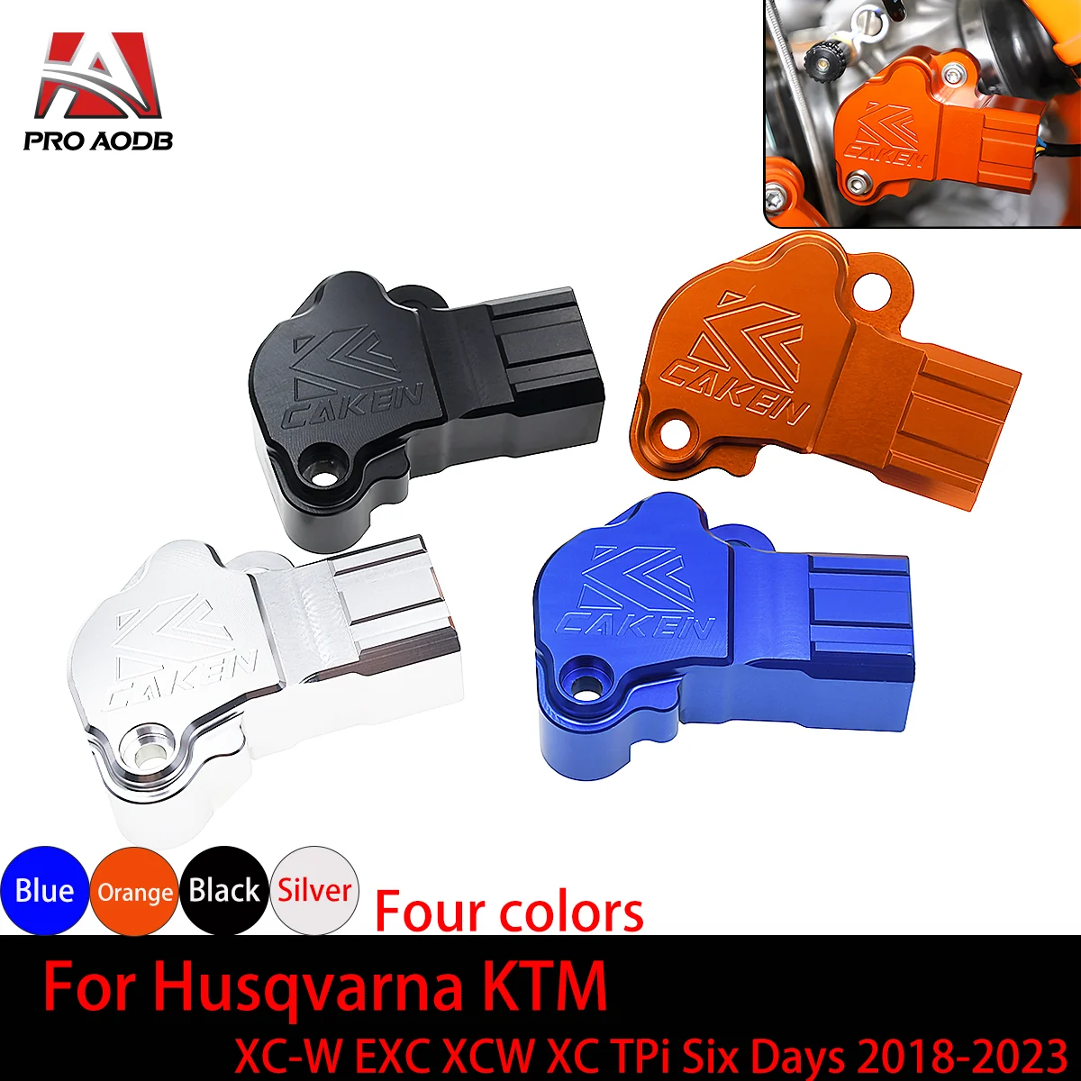 

Motorcycle Carburetor Solenoid Valve Protection Cover For Husqvarna KTM EXC XC XCW 150 250 300 TPi Six Days 2018-2023 Motocross