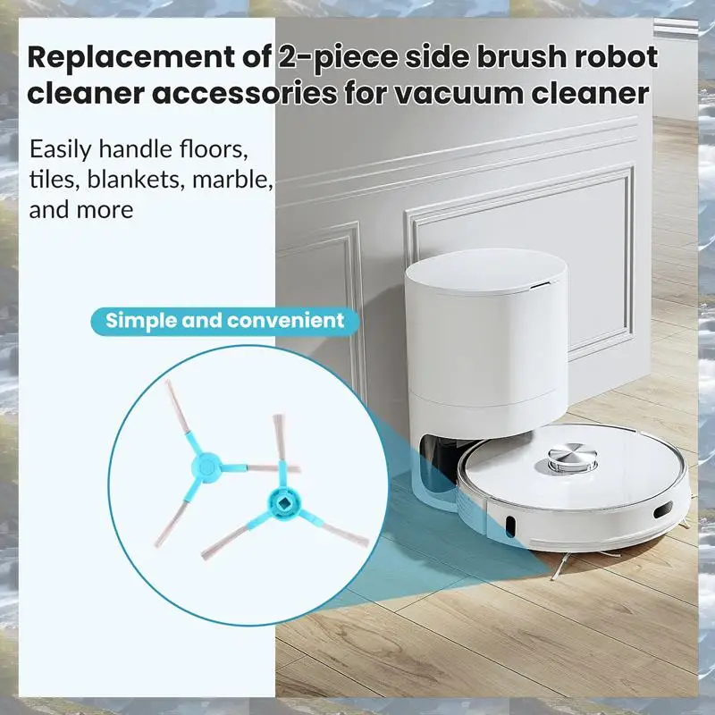 2 шт., сменные аксессуары для роботов-подметальных машин с боковой щеткой для пылесоса Conga 3090 3490