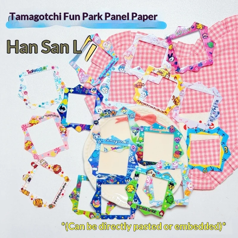 Vol 3 Tamagotch Paradise Glacier Faceplate Sticker Decor Panel Paper Screen Protector Accessory For Virtual Pet Machine