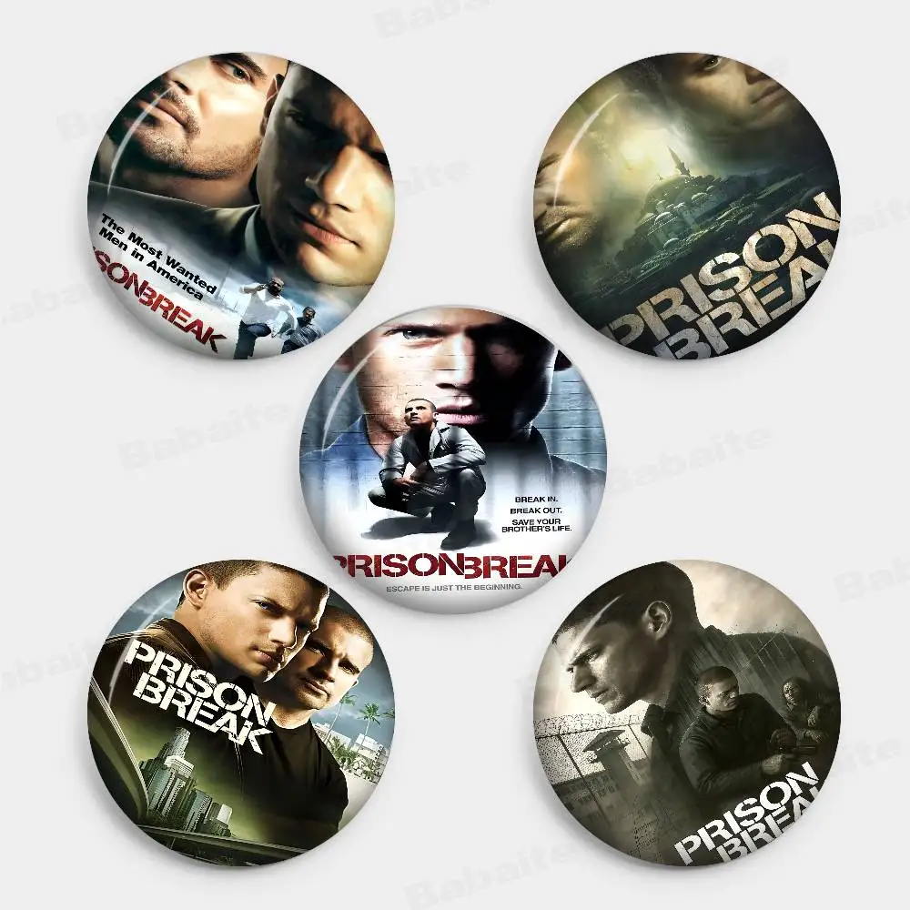 HighDefinition Prison Break Classic TV Customizable Button Pins Cute Funny Creative Badge Jewelry Decor Gifts for Friends