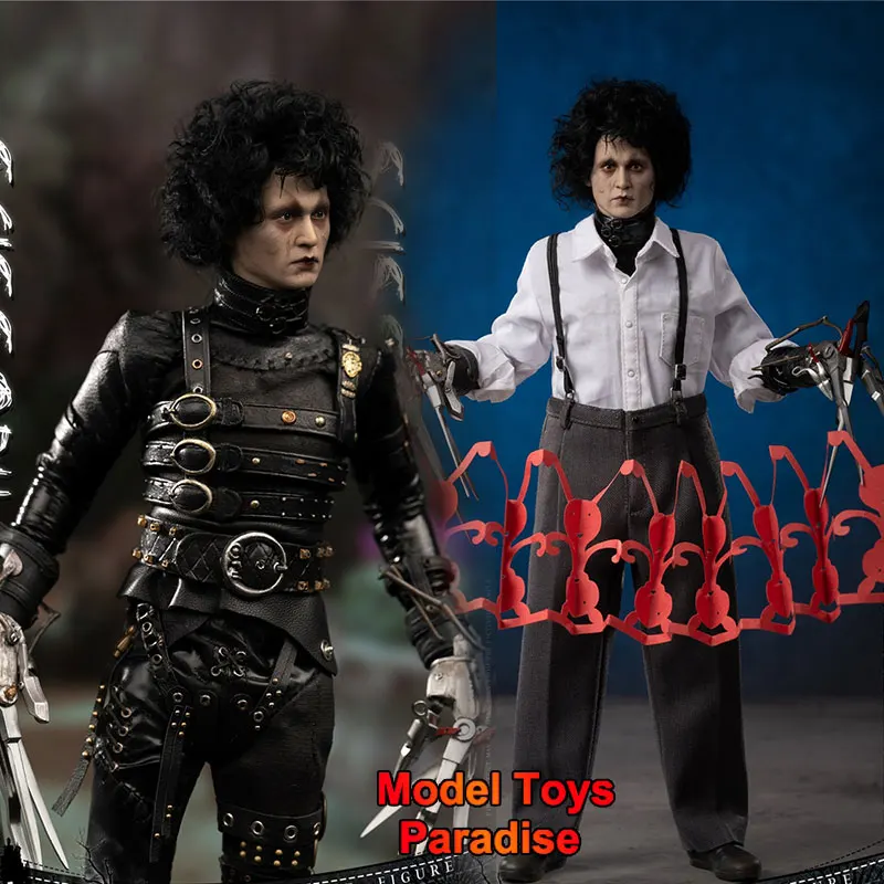 AANWEZIG SPEELGOED PT-sp52 1/6 Collectible Speelgoed Edward Scissorhands Mannen Soldaat Johnny Depp 12 inch Volledige Set Action Figure Model Gift