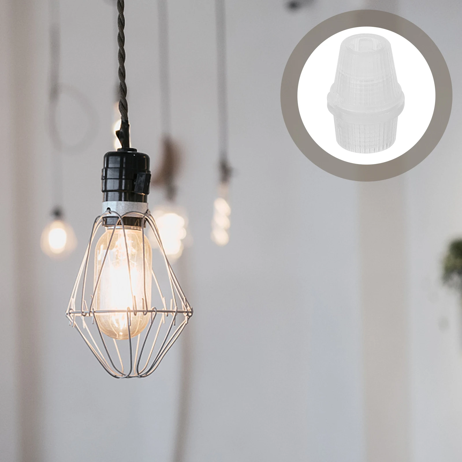 

100pcs Locking Cable Gland M10 Thread Strain Relief Grip For Pendant Lights Power Cords Chandelier Clips Outdoor Lighting