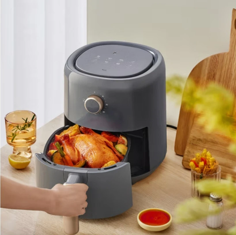 Air fryer QZG-N10W2 household automatic microcomputer touch electric fryer micro steam 3L