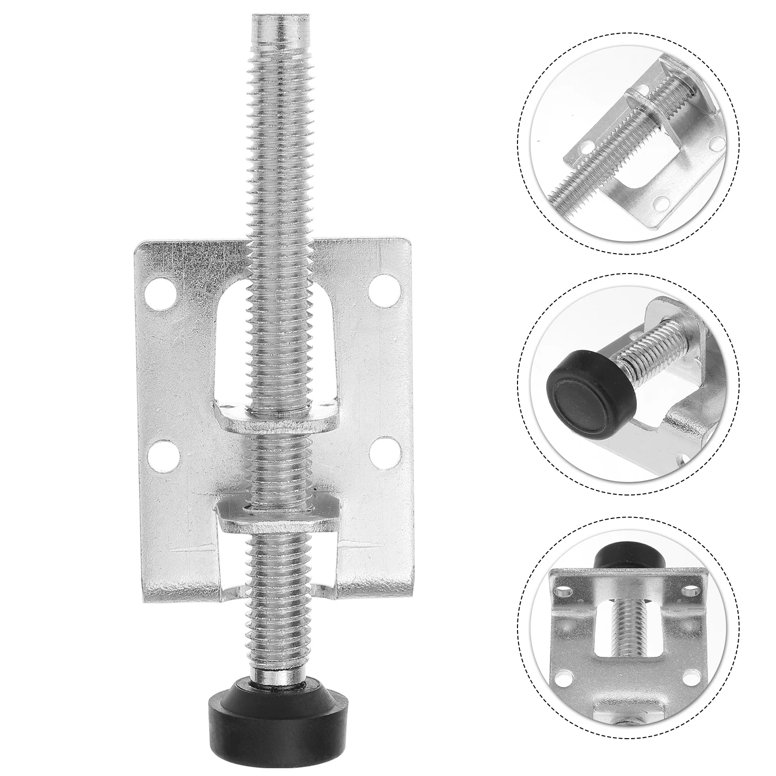 Penderie avec Pieds Réglables, Accessoires pour Pieds de Meuble, Canapé d'Angle de Travail en Acier, 4 Pièces