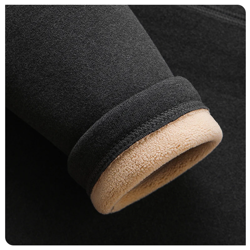 Winter Warm Mens Warm Leggings Tight Men\'s Long Johns Fleece Wool Warm Underwear Elastic Tights Male Thermal Warm Pants