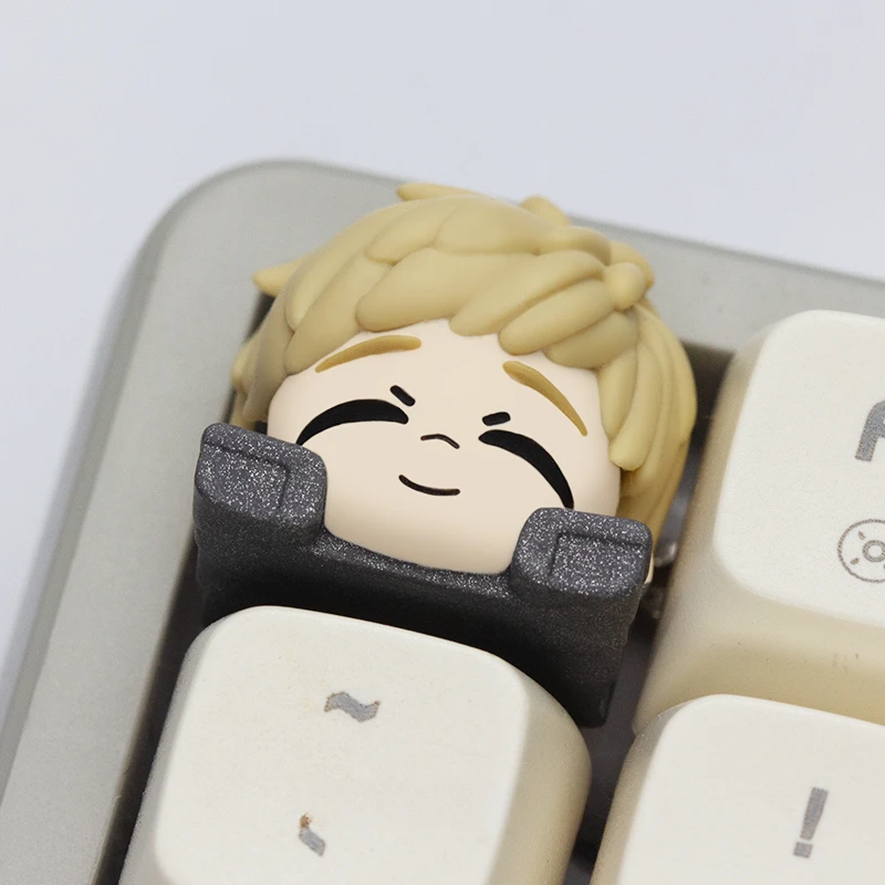 Anime Periférico Keycaps para Teclado Mecânico, Drip Gel Design, Original Delicioso no Calabouço, Resina, Em Camadas, Presente Bonito