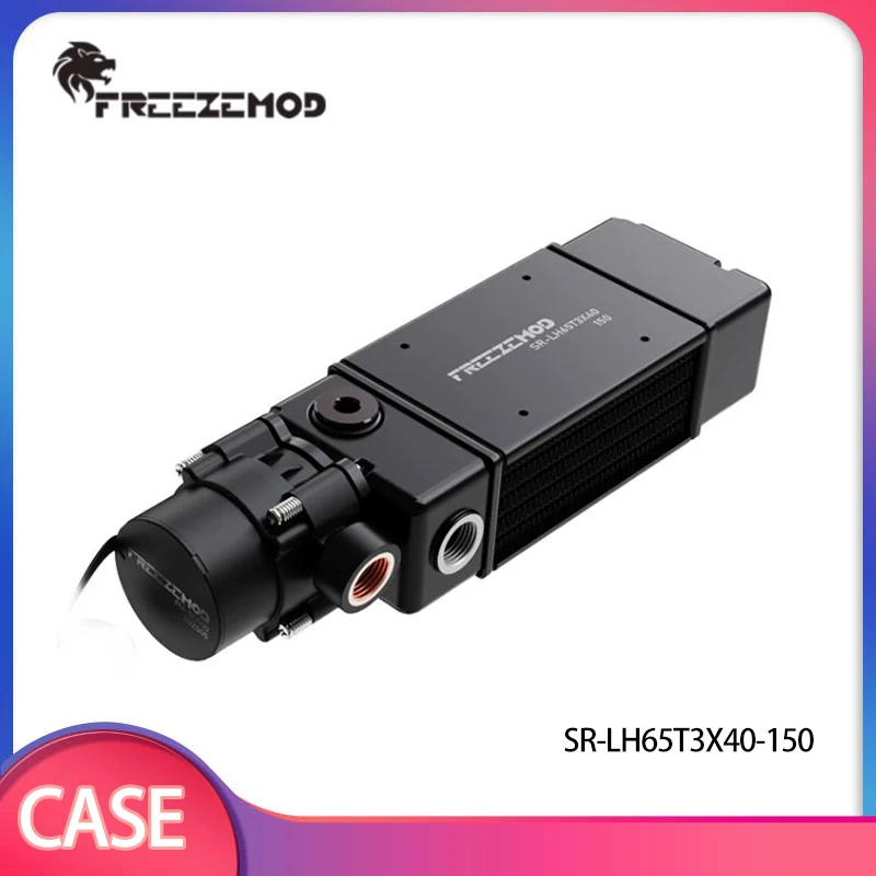 FREEZEMOD Integrated Small Liquid Cooling Module with 7.5W Pump Robot Drone 3 Meters Flow 450L/H SR-LH65T3X40-150