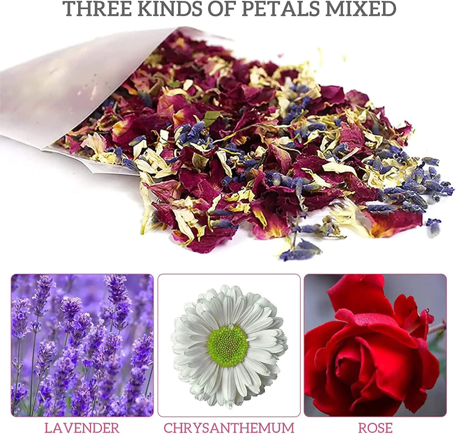 

1-20 packs Wedding Rose Dried Flower Petals Rose Petal Confetti 100% Natural Biodegradable Pop Wedding And Party Decoration