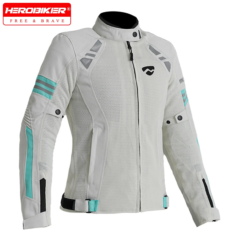 

Women Motorcycle Jacket Four Seasons Motocross Racing Jacket CE Certified Protection Riding Clothing Motorbike Jacket Women