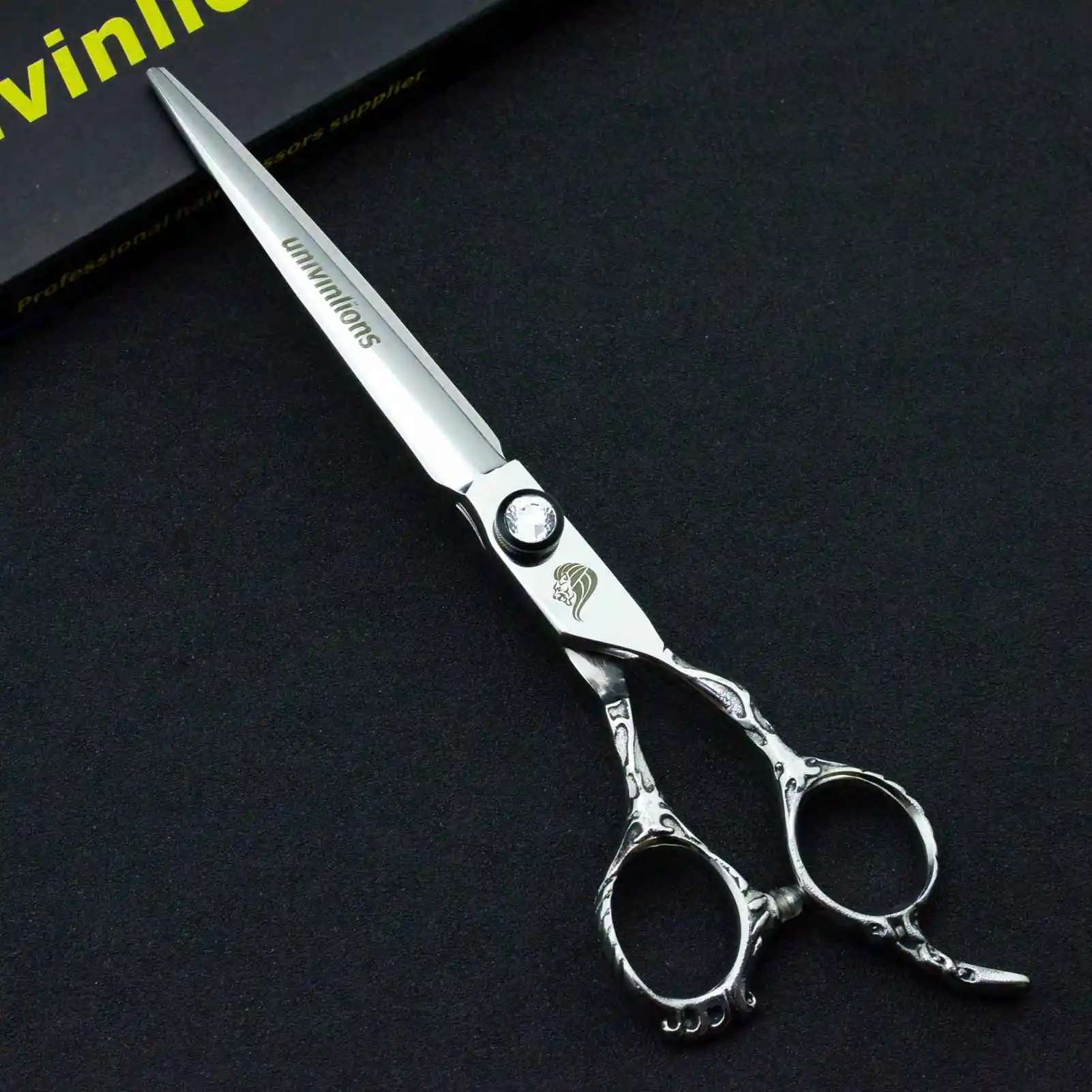 7 Inch 9cr13 Salon Barber Cutting Shears Professional Thinning Scissors Barbershop Pet Dog Gromming Scissors Animal Clipper