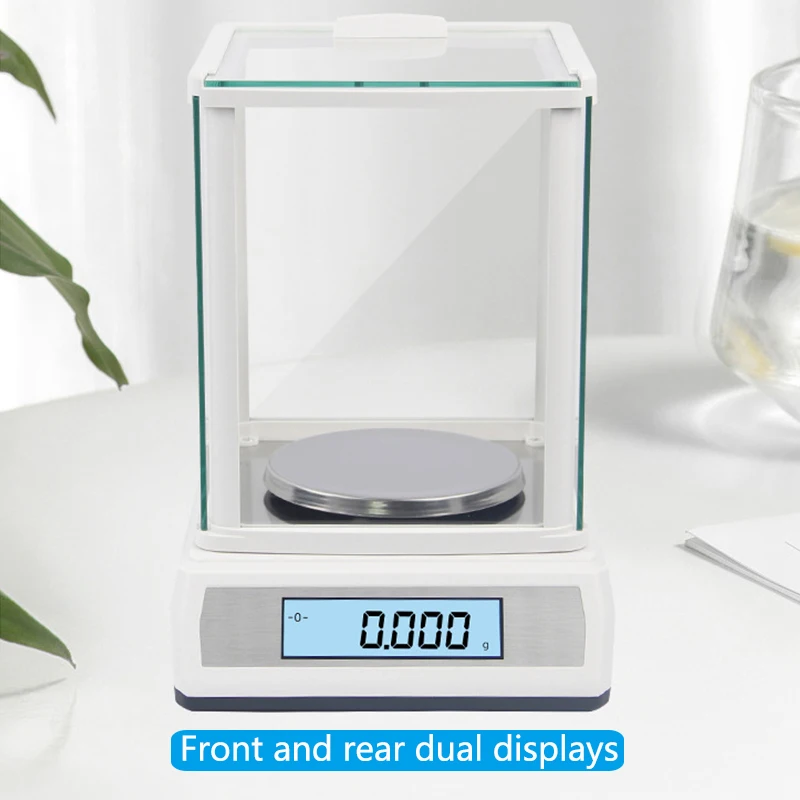 Lab Precision Analytical Balance Double-screen Display Precision Scale Jewelry Digital Scale Weight Scale 200g/300g/500g 0.001g