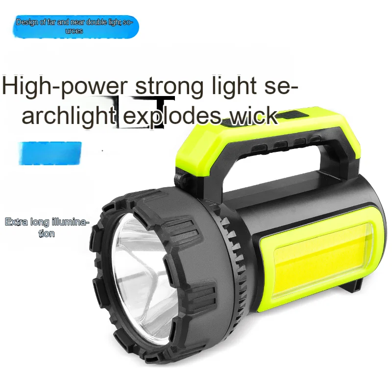 

High Power Powerful Led Flashlight Portable Searchlight Rechargeable Spotlight Hunting Lamp Camping Outdoor Lighting