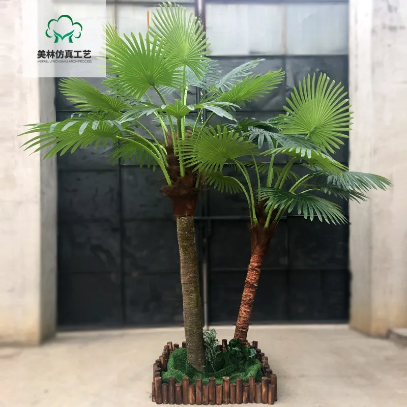 Artificial Coconut Palm Tree Lobby Decoration Palm Tree Tropical