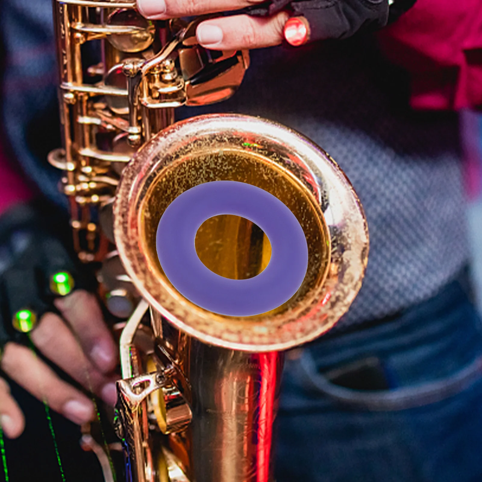 

Tenor Sax Accessories Musical Instruments Saxophone Alto Mute Damper Jazz Silica Gel Silicone