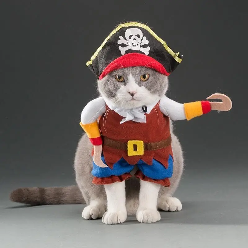 

standing up and changing into funny costumes: Pirates, doctors, nurses, police officers, knives, and pet clothing dog clothes