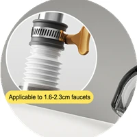 

【F】Universal 360 Rotation Faucet Bubbler Swivel Water Economizer Head Shower Kitchen Faucet Nozzle Adapter Sink Accessories