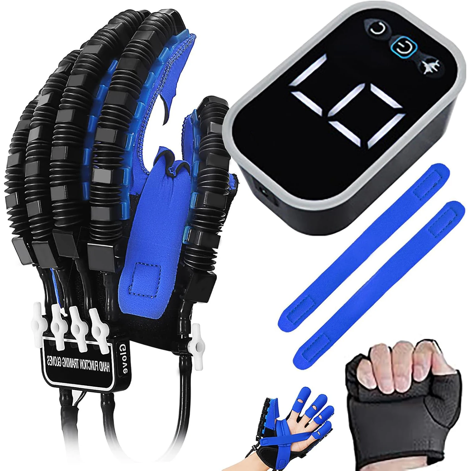 Smart Rehabilitation Robot Gloves Hemiplegia Stroke Physiotherapy Training Device Finger & Hand Function Workout Recovery Tool