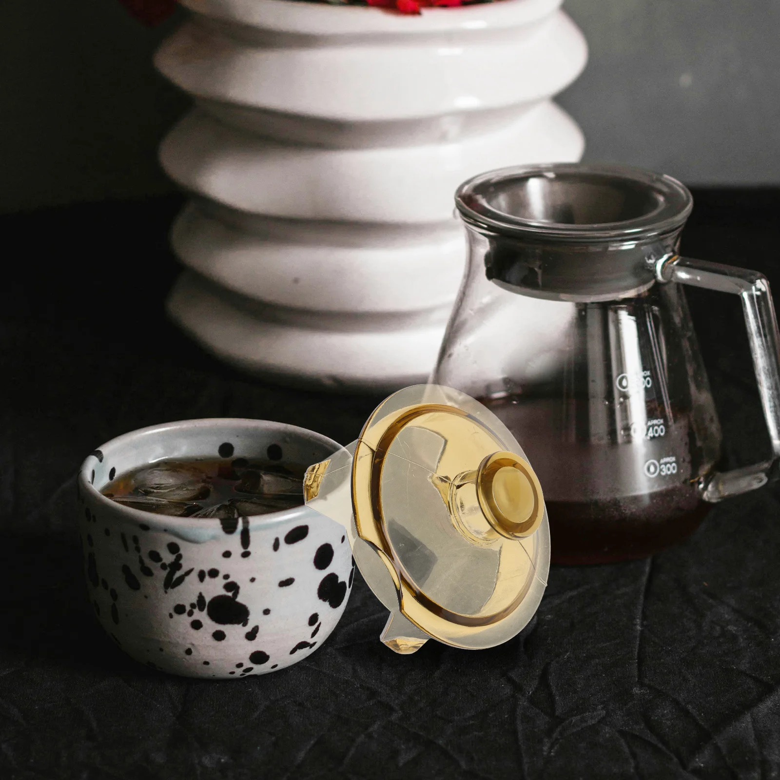 

Water Pitcher Lid Reusable Sturdy Airtight Cover for Juice Carafe High Temperature Resistant Convenient Pitcher Supply Jug Lid