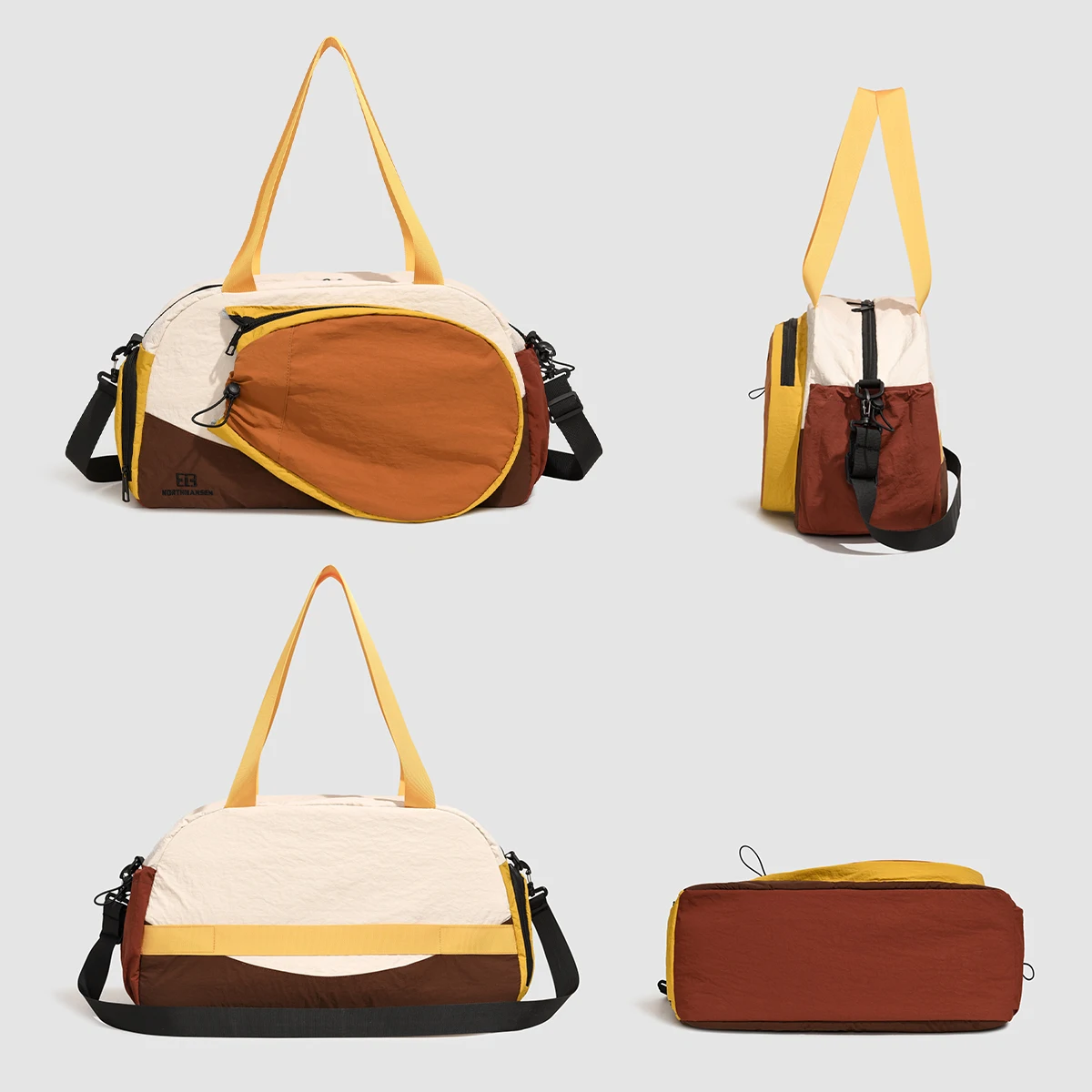 Grenzüberschreitende, wasserabweisende Badminton-Tasche mit großem Fassungsvermögen, Umhängetasche für Fitness, koreanische 3-in-1-Tennistasche, Reisetasche für Studenten – Detail 4