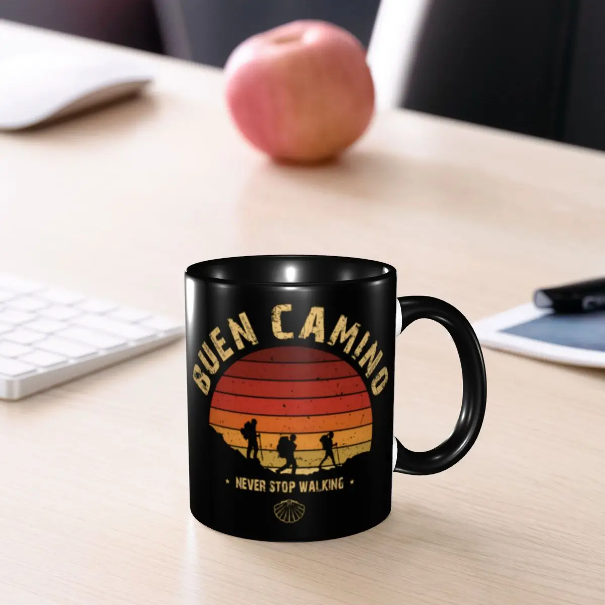 Customized Buen Camino De Santiago Coffee Mug DIY Ceramic Milk Tea Cups view 6