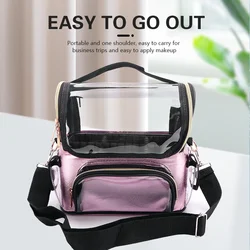 Waterproof Travel Bag Barber Make Up Bags Salon Makeup Tool Backpack Hairdressing Storage Transparent Home Accessories