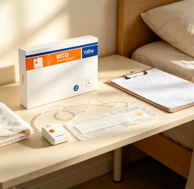 Portable NPWT Negative Pressure Wound Therapy System Vacuum Assisted Wound Dressing Kit For Wound Exudate Management